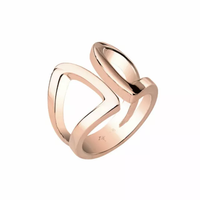 Joop Damen Ring Edelstahl Rosé MODERN SHAPED JPRG00010C1