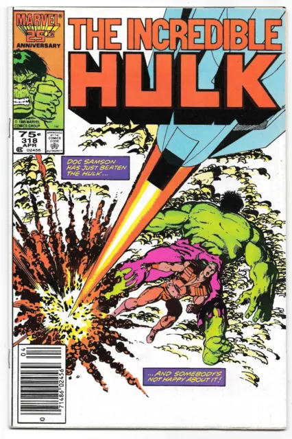 Incredible Hulk #318 (04/1986) Marvel Comics John Byrne Story & Cover