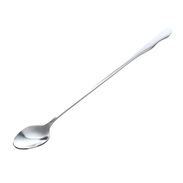 1X(10" Vaisselle en Acier Inoxydable Longue Poignee Ecope Petite Cuillere I8O4)