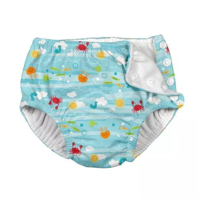 Iplay Ruffle Swim Diaper Badewindel Schwimmwindel Light Aqua Sea Friends 2