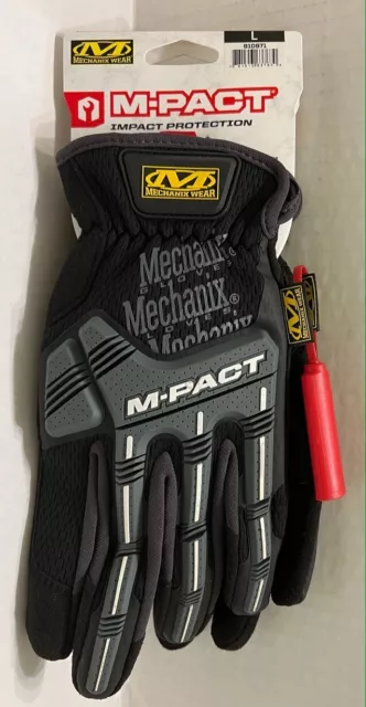 Mechanix Wear 910971 Men's Open Cuff CM-Pact Synthetic Leather Gloves Large NEW