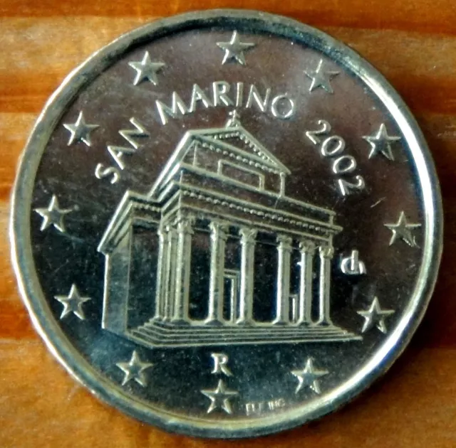 10  Euro Cent San Marino 2002 Kursmünze unzirkuliert unc.