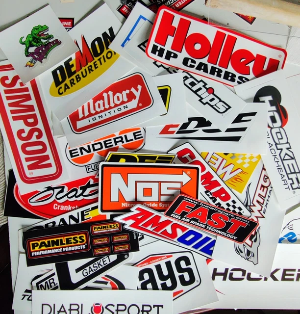 LOT OF 35+ Classic & Various Racing Decals Stickers NHRA ManCave Tool ...