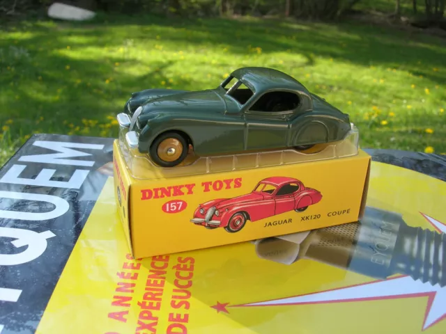 1/43 METAL DINKY TOYS JAGUAR XK 120 Coupé VERTE Réedition DE AGOSTINI 157