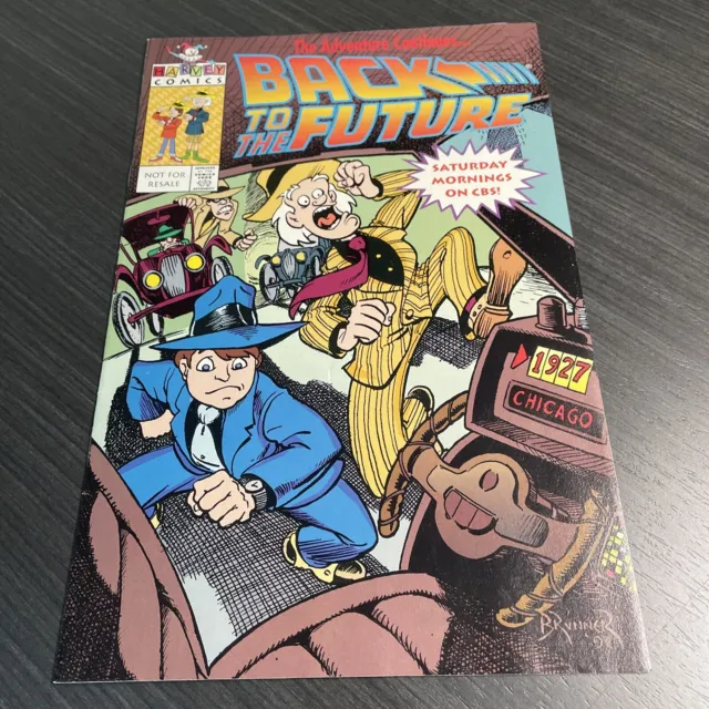 Back To The Future Special 1 Harvey 1991 NM Frank Brunner Promo CBS