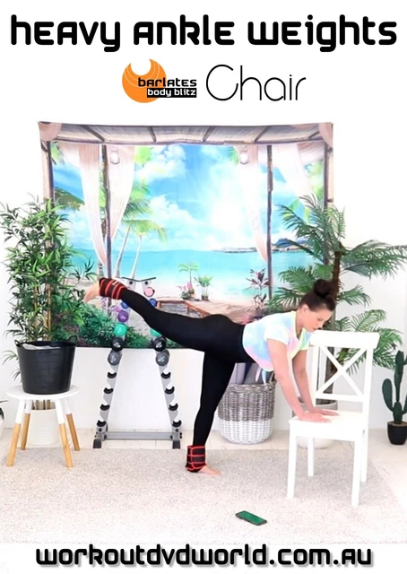 30 min Ankle Weight Workout DVD BARLATES Heavy Ankle Weights Chair Workout