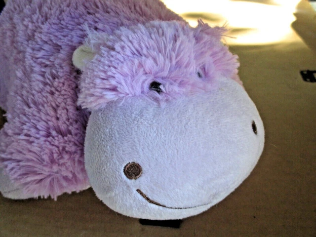 Pillow Pets Pee Wee HIPPO  Plush Pillow Cuddle Stuffed Animal