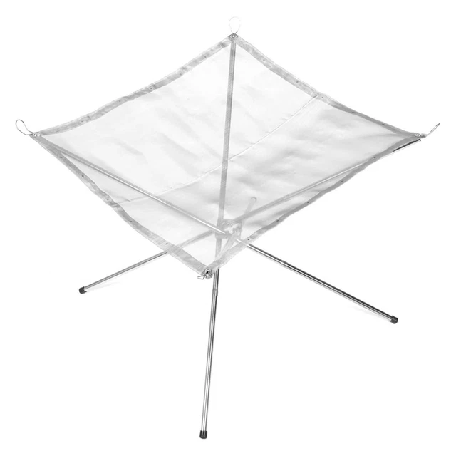 Trépied De Cuisine Pour Feu De Camp - Aluminium, Chaîne Réglable, Pliable, Pour Barbecue Et Camping