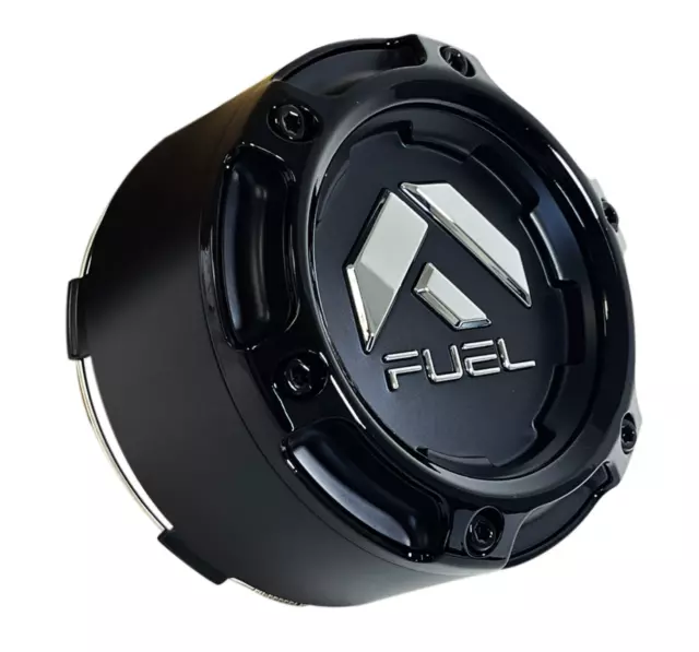 Fuel Off-Road Gloss Black / Matte Black Wheel Center Cap Rim Hub Cap 1005-50SBLD