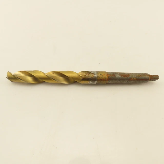 Cleveland 13/16" 2 Flute Twist Drill 2MT Taper 9-1/4" OAL TiN Coated