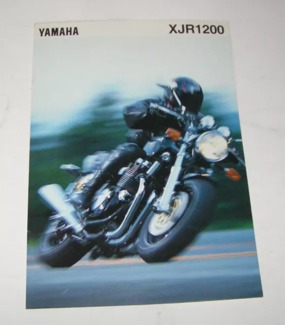 Prospectus/Brochure Yamaha XJR 1200 - Edition 1995