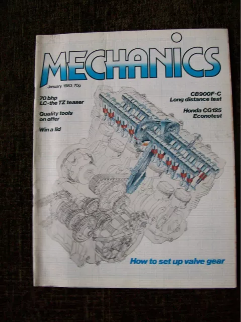 Motorcycle Mechanics Magazine Jan 1983 Yamaha Lc Honda Cg125