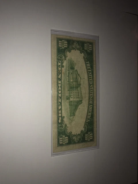 1934A Silver Certificate Blue Seal Ten Dollar Star Note 3