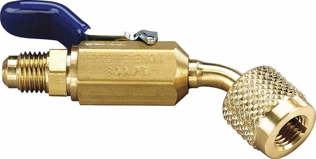 1/4in Compact Ball Valve Adapter Metal Valve Handle Allows Durable Extended Use