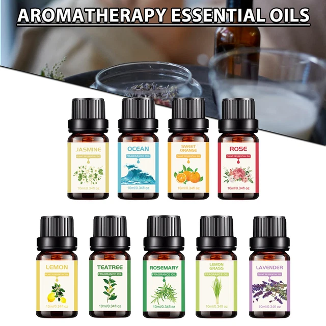 Pure Therapeutic Grade Essential Oil 10ml Aromatherapy Water Soluble F
