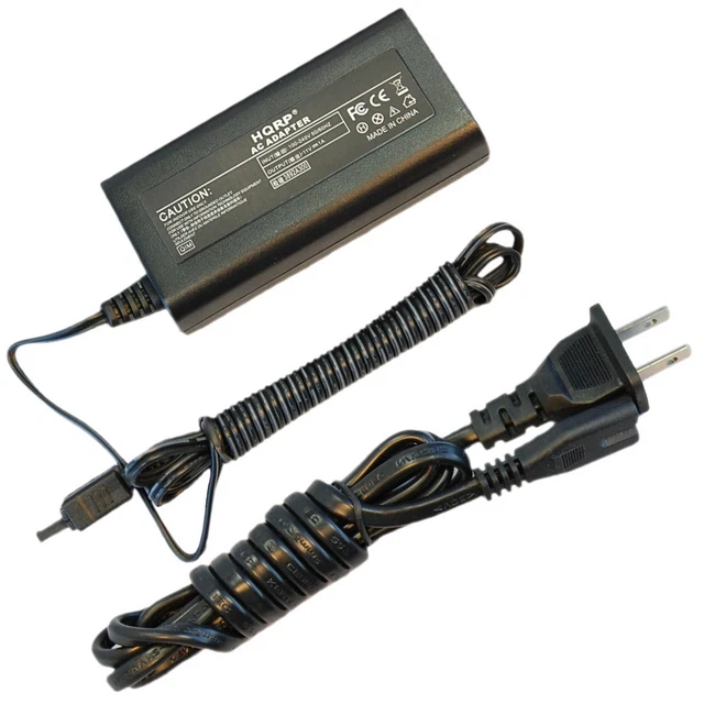 HQRP AC Adapter Charger for JVC Everio GRD370U GRD270U GRD250U GRD347U GRAXM17U