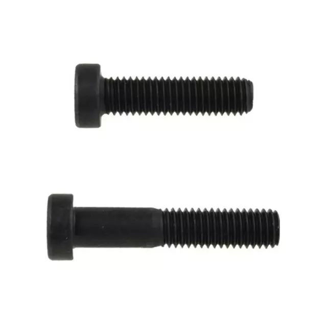 Low Head Cap Screw M10 (10mm) Metric Coarse Bolt Allen 12.9 Plain Black DIN7984