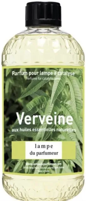 Parfum senteur verveine aux huiles essentielles pour lampe à catalyse 500ml LAMP