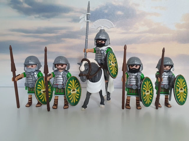 5 X Sagittario Maltese Rosso Playmobil Per Crociato