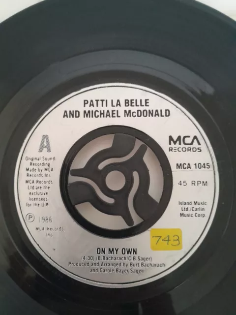 Patti Labelle & Michael Mcdonald  - On my own/Stir it up on MCA label. Soul orig