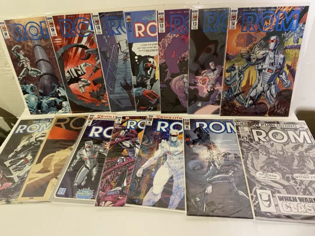 Rom (2016) IDW Comic Lot #0 1 2 3 4 6 7 8 9 10 11 12 13 14 Spaceknight Cage