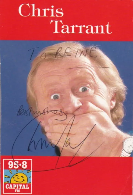 Chris Tarrant - English Broadcaster & TV Presenter Signed Photo