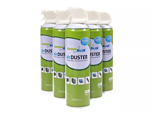 Air Duster 400ml Druckluftspray |1-4 Stück| Reinigungsspray Druckluftreiniger