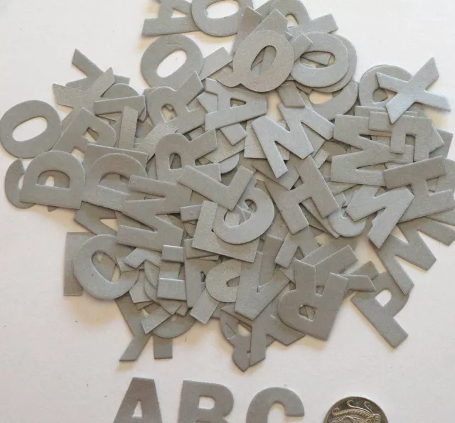 NO 402 Scrapbooking - 104 Grey Alphabet / Letters - Not Stickers - Scrapbook 2