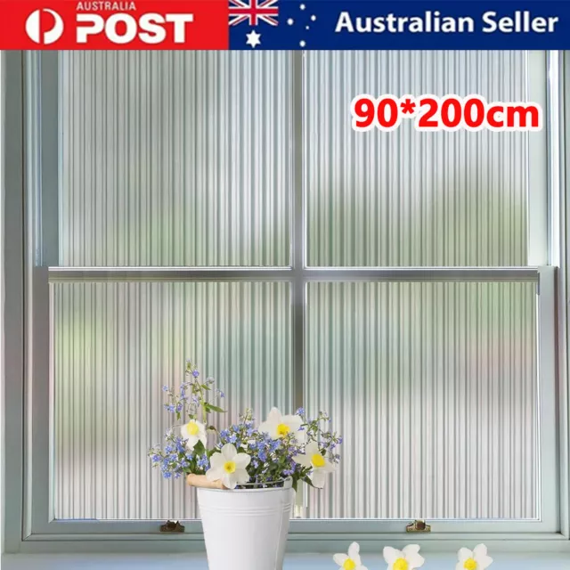 90*200cm Sticker Waterproof Sun Protection Window Privacy Film Bathroom UK Stock