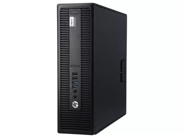 PC  HP Elidesk 705 G3 SFF A6-8570 3.5Ghz 8Go 500Go W10  Sans lecteur Wifi  + ant