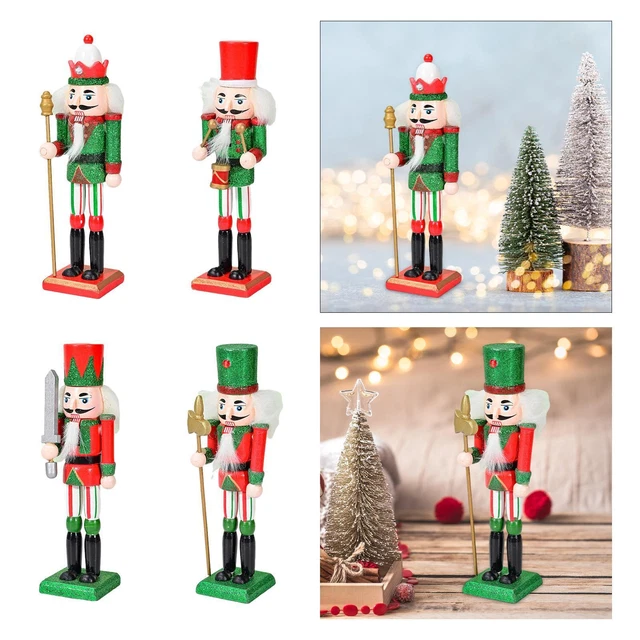 Casse-Noisette Bois 30cm Falafoty - Décoration Noël Soldat Trompette