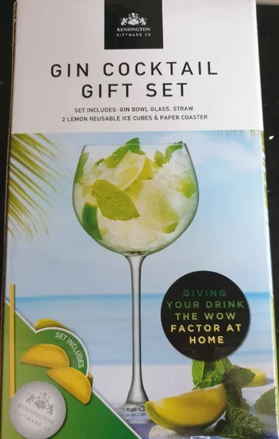 Gin Cocktail Gift Set. Great gift, brand new!! FREE POSTAGE!!!