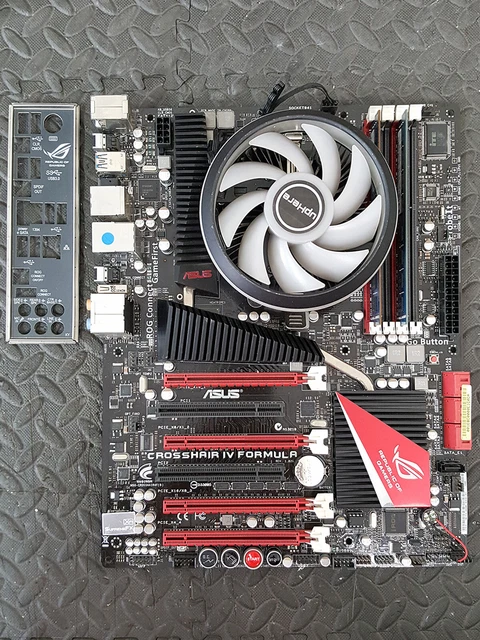 Lot Carte Mère ASUS M4A78L-M + CPU AMD Athlon II X4 635 2.9GHz + 4Go RAM + I/O
