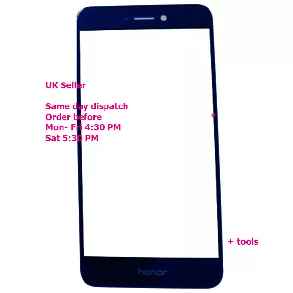 For Huawei Honor 8 Lite LCD Front Touch Screen Outer Glass Replacement Blue