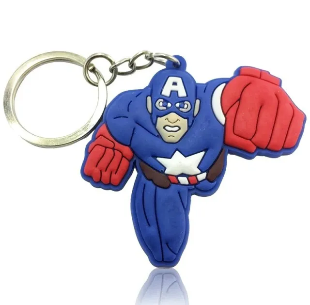 Captain America Keychain - Avengers Zipper Pull Bookbag Charm Jacket Zipper Pull