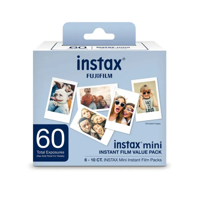 Fujifilm INSTAX MINI Instant Film Value Pack - 60ct