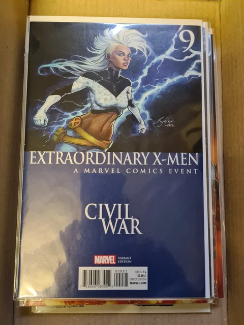 Marvel Extraordinary X-Men #9 Civil War Variant High Grade Comic book