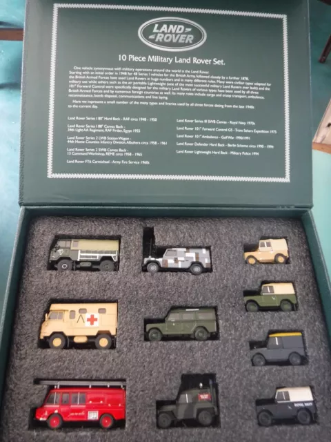 Oxford Druckguss 76SET57 10-teiliges Militär Land Rover Set 2