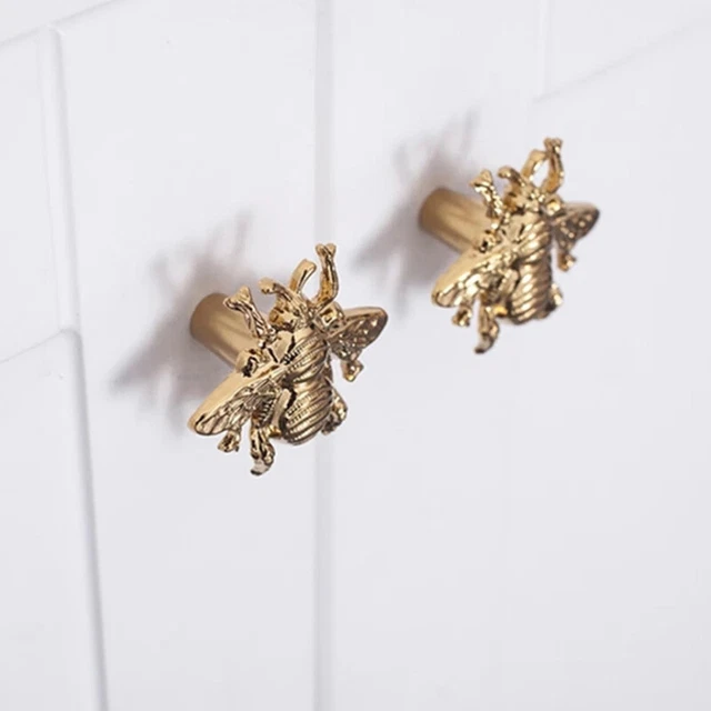 Bee Shape Furniture Handles Door Knobs For Cupboard Kitchen Cupboard Drawer_jr