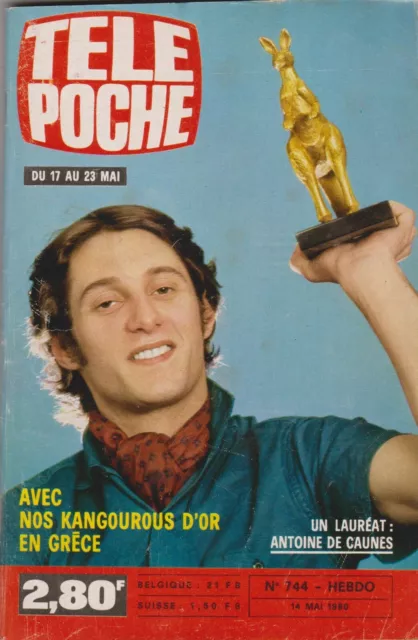 Tele Poche 1980  N°744  Complet  Antoine De Caunes