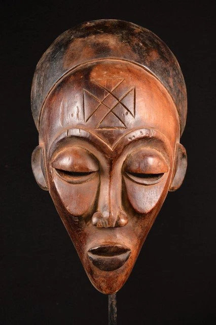 20312 African Old Chokwe Mask / Mask Dr Congo