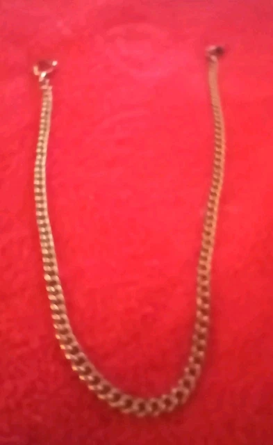 Chaine collier or rose pour montre à gousset