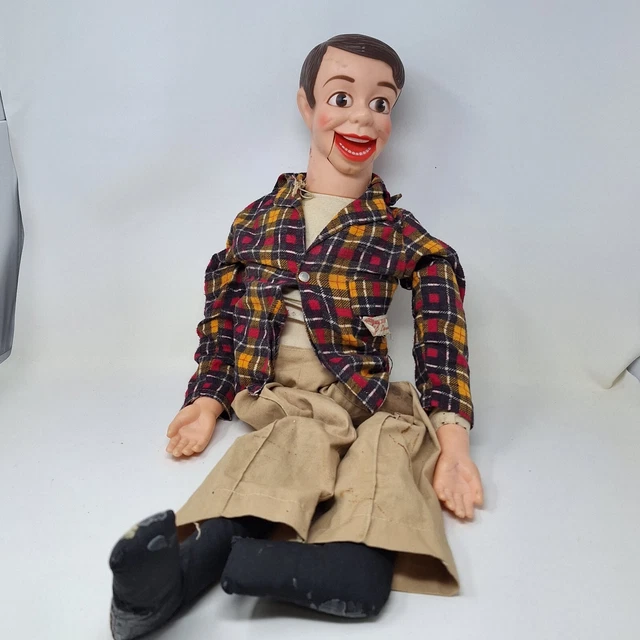 DANNY O'DAY VENTRILOQUIST Dummy Doll Jimmy Nelson 1960s 30" As Is Parts