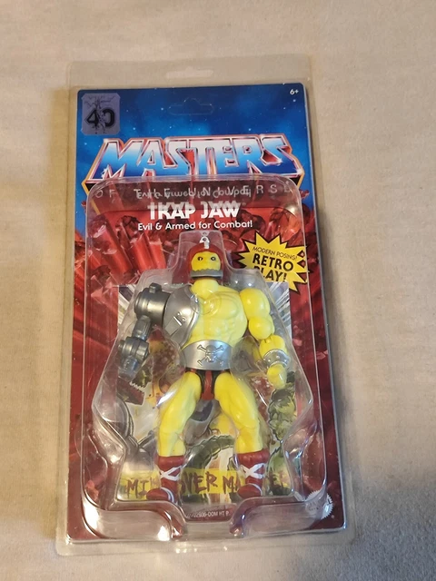 Trap Jaw Mini Comic Masters of the Universe Origins US karte+Morax Blister