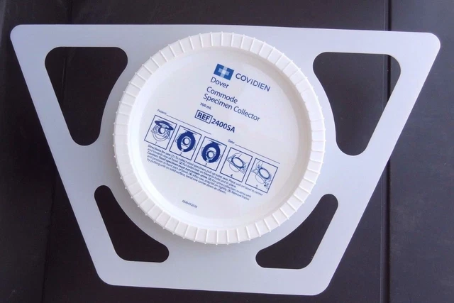 1 or 30 pcs ~ Covidien 2400SA Dover Commode Specimen Collector with Lid 700 ml 1 or 30 pcs ~ Covidien 2400SA Dover Commode Specimen Collector with Lid 700 ml