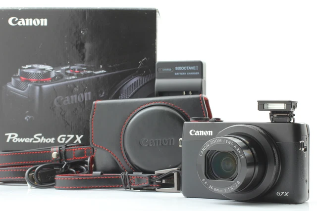 [MINT] Canon PowerShot G7 X 20.2MP Digital Camera - Black in Boxed From JAPAN