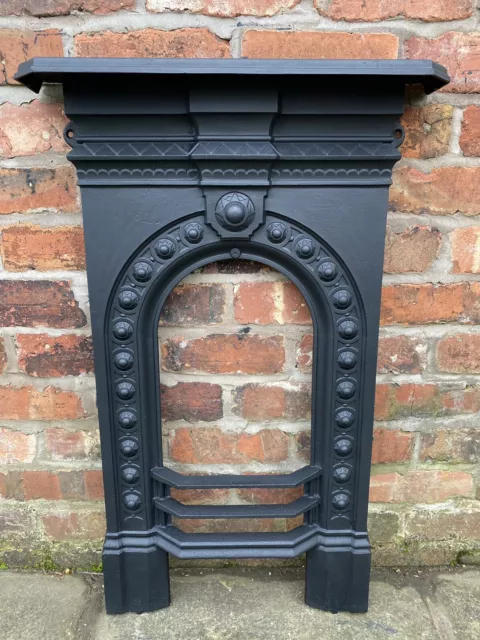 Beautiful Small Victorian Antique Cast Iron Fire Place Fireplace FLAT2WALL