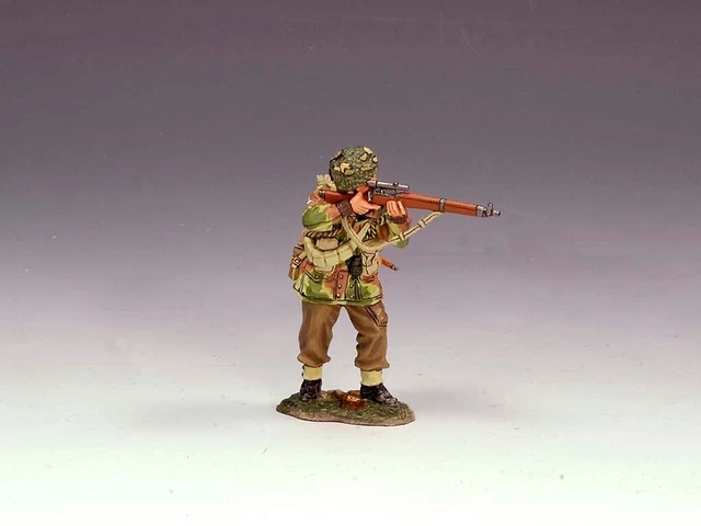 Figurine King & Country VN002 - USMC Sniper - Guerre Du Vietnam - Plomb Peint