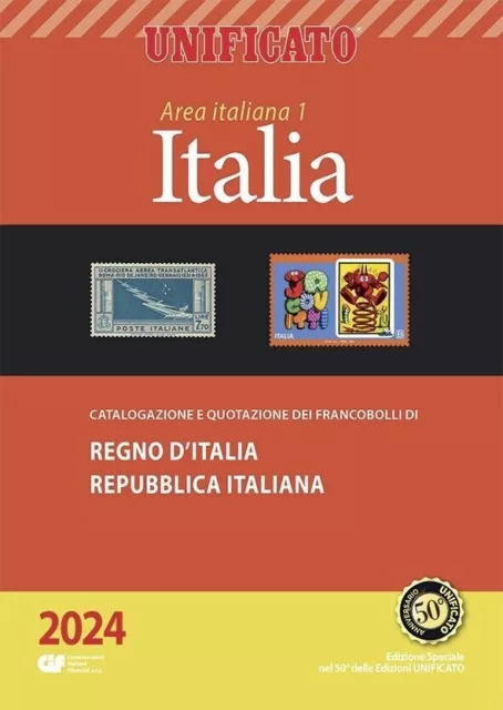 Unificato Area Italiana 1 - Italia 2024 - Catalogo Per Francobolli