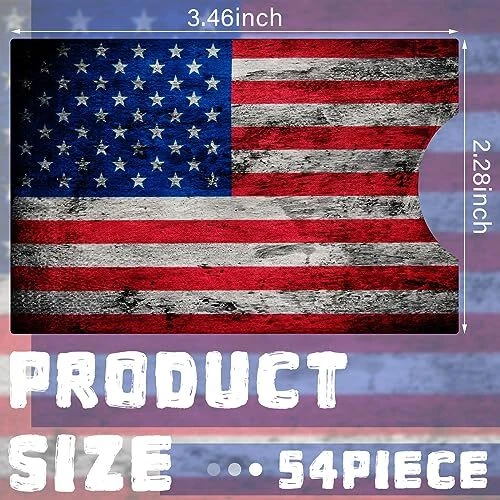 54 Pcs Rfid Blocking Sleeves, Credit Card Protectors, Anti Theft Credit Card 2